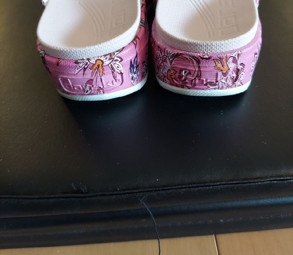 Pink Floral Slide Sandals - Picture 4 of 12